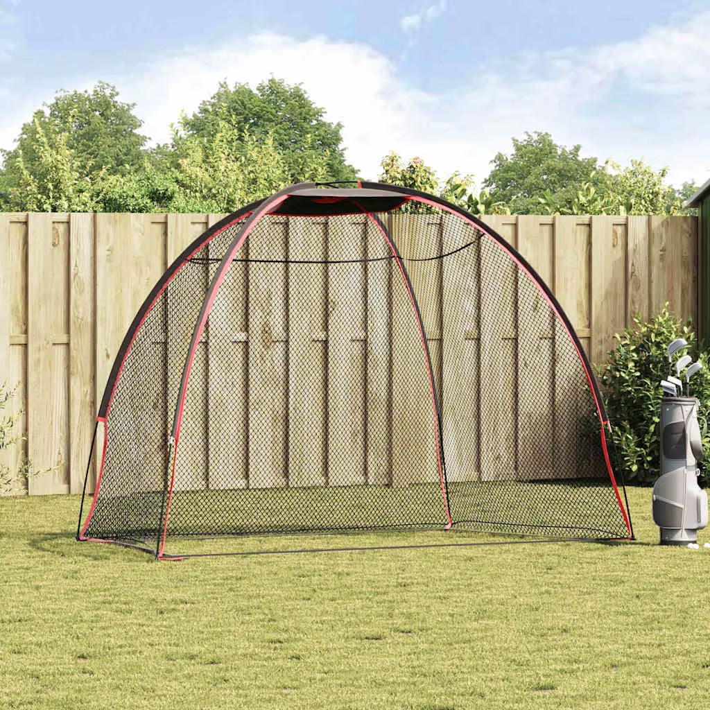 Golf Practice Training Net Golf Driving Range Barrier Net Hitting Cage for Outdoor Sports 314 X 150 X 206 Cm